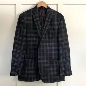 VAN HUESEN - Men's Plaid Blazer